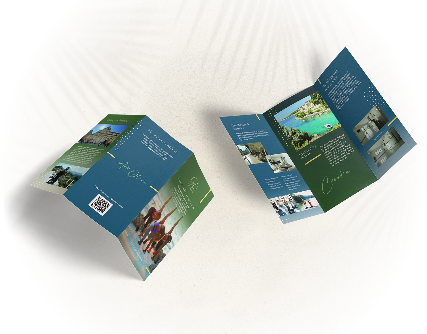 Arte Oliva Hotel and intoappsnwebs | working on brochures